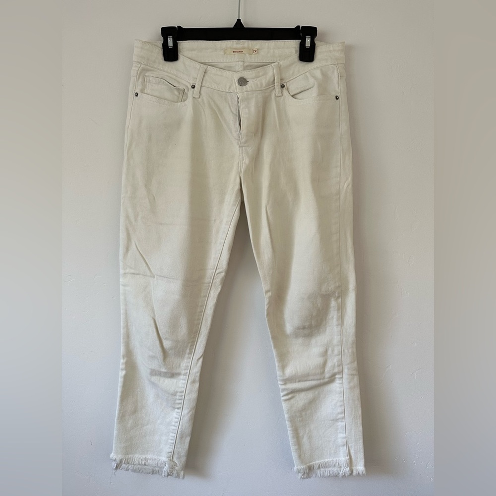 Levi’s - High-low Cropped Denim - Size 29